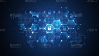 地球信息科技網絡矢量素材 連接現實與虛擬的橋梁